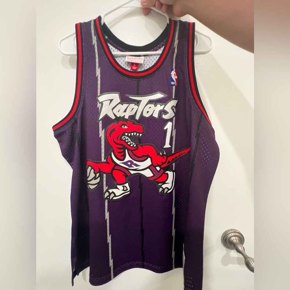 Tracy McGrady Toronato Raptors Jersey Size Large